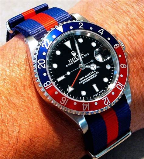 rolex gmt strap size|rolex gmt pepsi straps.